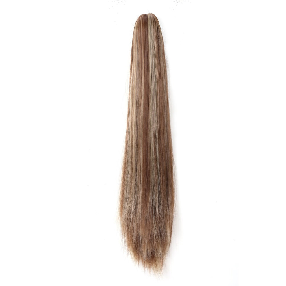 Ponytail Extension Claw Clip Straight Synthetic Hair 20 Inch
