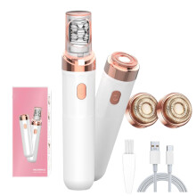 Depiladora facial Epil3.0 con afeitadora corporal, recargable.