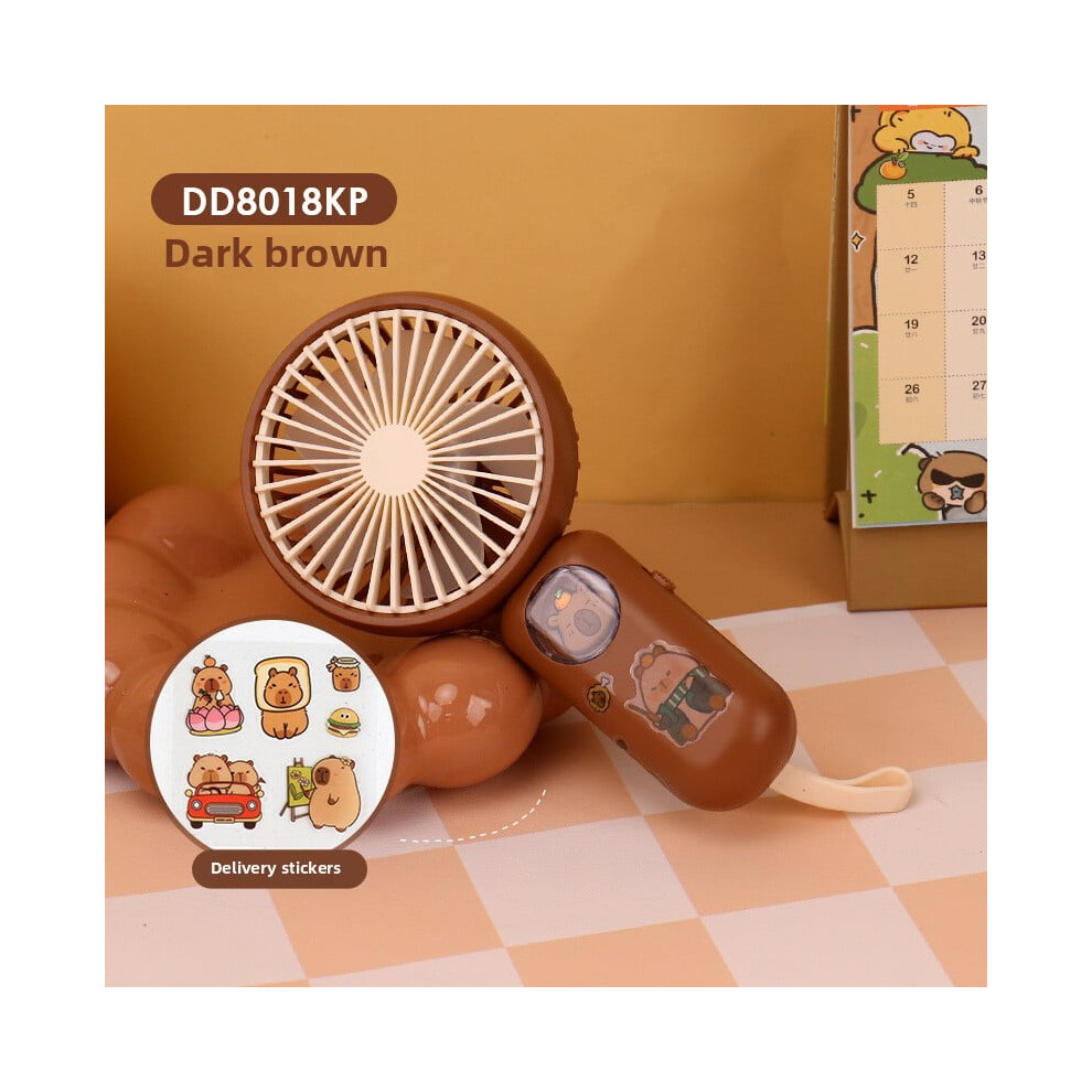 Capybara Handheld Fan Usb Rechargeable Portable Desktop Fan 919886937617