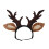 Bandeau en peluche marron pour chat avec cornes de cerf (1 pièce) 5