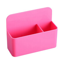 Magnetic whiteboard marker holder with eraser storage pink