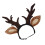 Bandeau en peluche marron pour chat avec cornes de cerf (1 pièce) 7