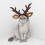 Bandeau en peluche marron pour chat avec cornes de cerf (1 pièce) 8