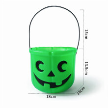 Halloween tök vödör cukorkosár BPA-mentes műanyag