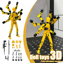 Robot Titano Mobile Bambola Stampata in 3D Snodabile da Collezione