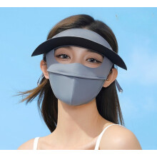 Maschera protettiva solare per il viso, traspirante, con protezione UV, ideale per pelli chiare.
