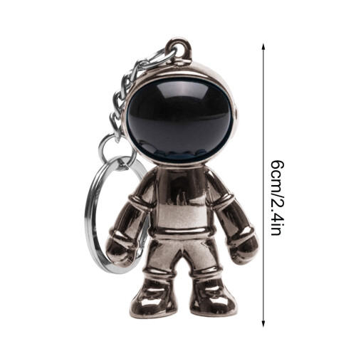 Astronautin avaimenperä, hopeoitu ABS, 1 kpl 1