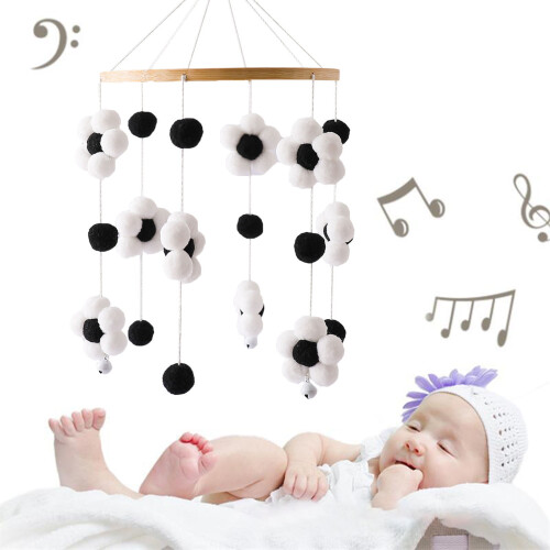 Modern Baby Crib Mobile for Hearing and Visual Development