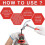 2X Pipe Center Finder, with Magnetic Centering , Pipe Fitting Tools 2.75inch Y-Shape with Adjustable 4
