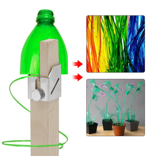 Bärbart flaskskärverktyg för återvinning av plastflaskor