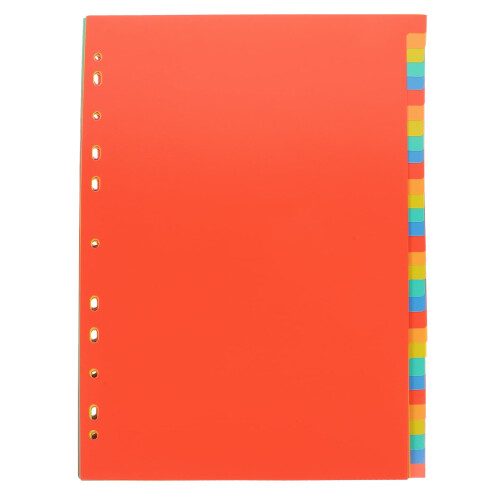 Intercalaires en papier avec onglets, orange, lot de 31