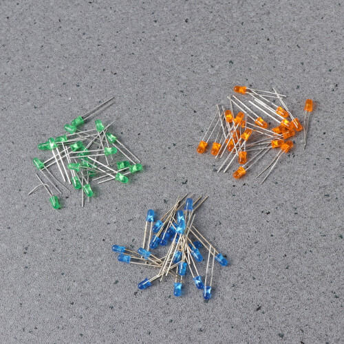 LED Spacer Red Light Emitting Diode 120 pcs 1