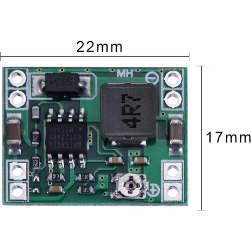 MP1584EN Buck Converter Module 24V naar 3-12V 6-pack 1