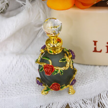 Buteleczka z wkładem do perfum Rose Vintage, 15 ml, metalowo-szklana
