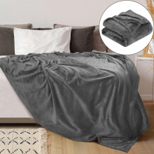 Coperta in pile di microfibra, morbida e calda, 47x79 pollici
