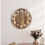 Designice atomic wall clock rustic grey 12 inch 4