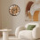 Designice atomic wall clock rustic grey 12 inch 3
