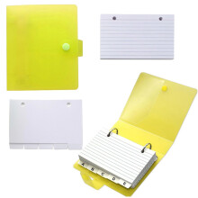 Schede indice a righe 3x5 pollici 100 pezzi con porta anelli e