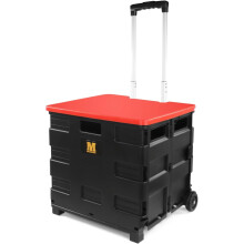 Chariot pliable noir pour enseignant (1 unité)