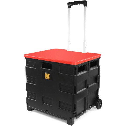 Chariot pliable noir pour enseignant (1 unité)