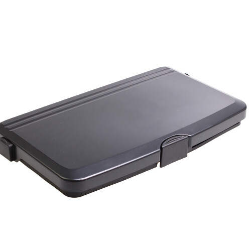 Foldable Car Back Seat Tray Black ABS Universal 8kg 1