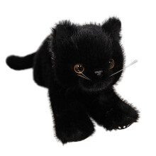 Levensechte pluche kat, zacht knuffelkatje, 1 stuk