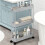 Chariot de rangement roulant Slim3 à 3 niveaux gris 1