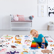 Babylekematte sklisikker sammenleggbar 50x50 tommer