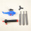 Helicopter Toy for Kids Child-Safe Plastic Pull Cord Launch 6