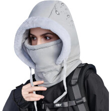 Pasamontañas unisex de invierno con capucha de forro polar (1 unidad)