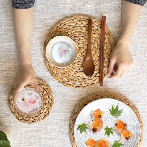 Set de table décoratif en osier (1 pièce) 2
