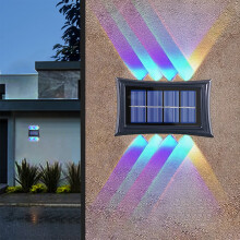 Refletores solares de jardim para exterior, sem fio e à prova d'água (pacote com 2)