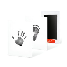 Almohadilla de tinta no tóxica para huellas de manos y pies de bebé (1 unidad)