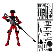 3D-utskriven ledad robotdocka 5,31 tum 4 st