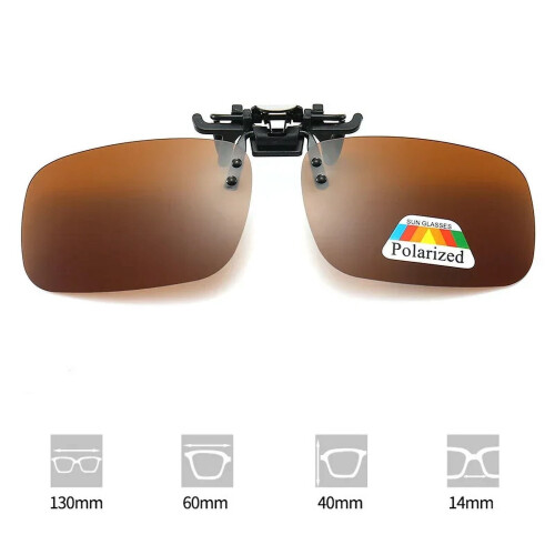 Polariserede solbrilleclips til briller UV400