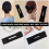 Chignon torsadé en polyester noir (3 pièces) 3