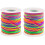 Elastisk armbåndssnor 1 mm regnbue elastisk snor 1