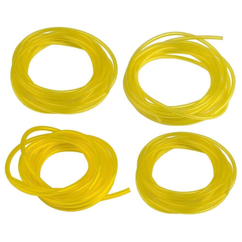 Brændstofslange, 4 størrelser, yderdiameter 3/32" til 1/4" til 1