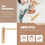 Cliquet en bois beige (1 pièce) 3
