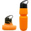 Faltbare Wasserflasche Orange 750 ml BPA-frei Lebensmittelecht 1