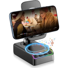 Állítható telefonállvány Bluetooth hangszóróval HD hangzással