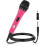 Karaoke microfoon roze unidirectioneel dynamisch 1 stuk 1