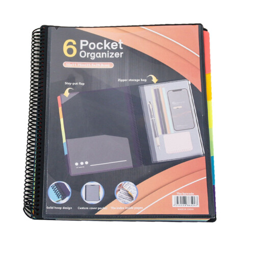 Witspace Poly Project Organizer Binder 12 kieszeni, format Letter
