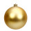 Bruchsichere Weihnachtskugel, Gold, 12 cm 1