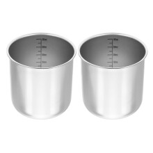Set di 2 misurini in acciaio inox