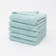 Green Bean Coral Velvet Square Towel 11.8"x11.8" Pack of 5