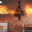 Metal Christmas Tree Wall Art Black 1pc 6