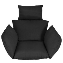 Coussin pour fauteuil œuf avec appui-tête, épais et moelleux, pour assise suspendue.