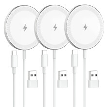 Magnetisk 15W trådløs opladerpad til iPhone 16-12 år