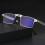 Men's Ultra-Light Titanium Screwless Foldable Blue Light Blocking Reading Glasses Banmo 250 Degree 3